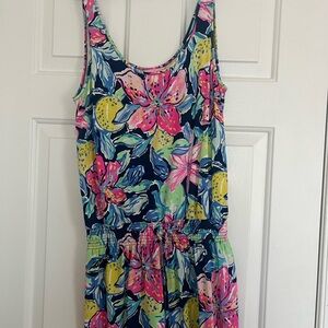 Floral shorts romper lily pulitzer, worn once